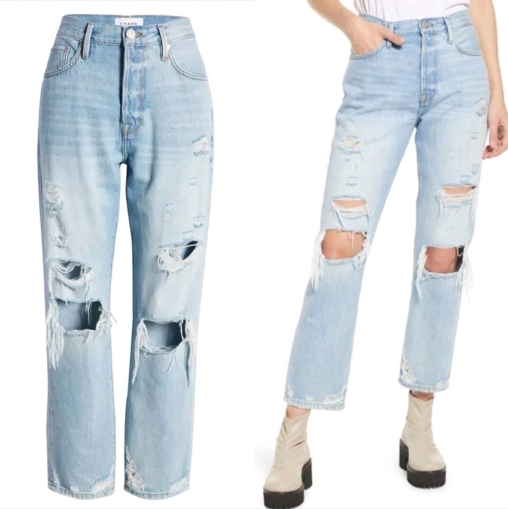 FRAME Le Original  Natoma Grind Distressed Jeans Size 26